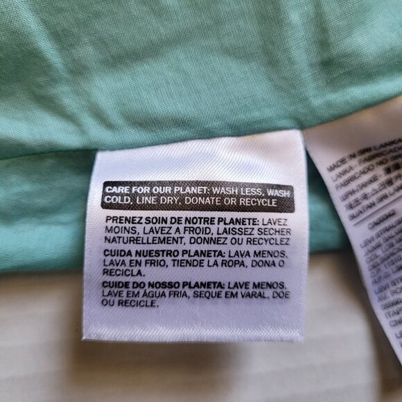 Levi's mini dress sleeveless white flowers boho beach sundress coastal summer - Picture 11 of 16